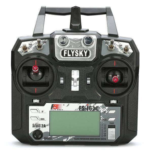 FlySky FS-i6X i6X 10CH 2.4GHz AFHDS 2A RC Radio-sändare med FS-iA10B-mottagare för FPV RC Drone Engineering Vehicle Boat