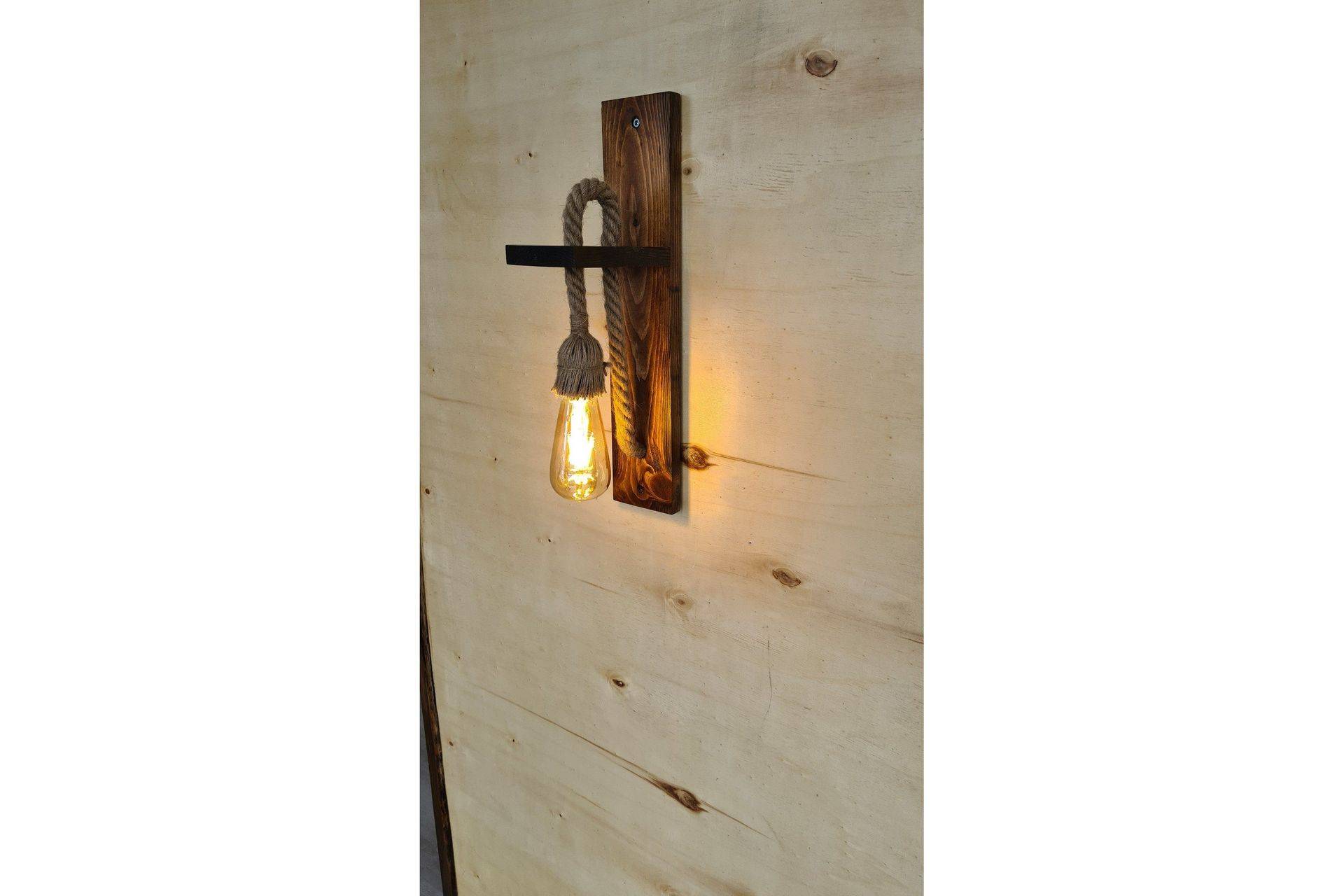 All Design Vägglampa - Valnöt Vägglampor & väggbelysning