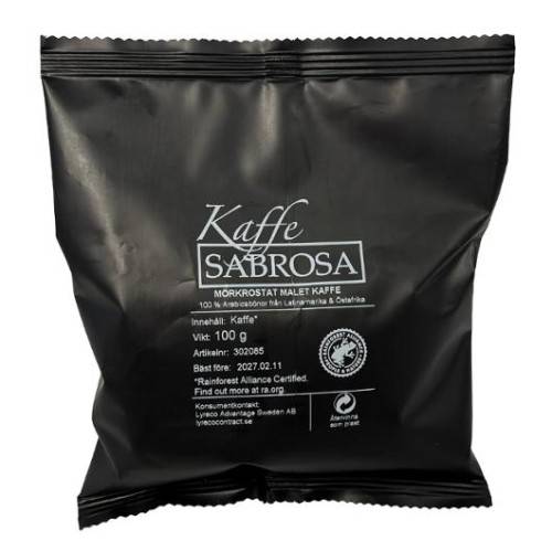 Kaffe SABROSA Mörkrost 100g 64/fp