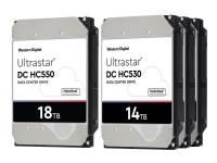 (ComputerSalg) WD Ultrastar DC HC550 WUH721818AL5201 - Harddisk - krypteret - 18 TB - intern - 3.5 - SAS 12Gb/s - 7200 rpm - buffer: 512 MB - Self-Encrypting Drive