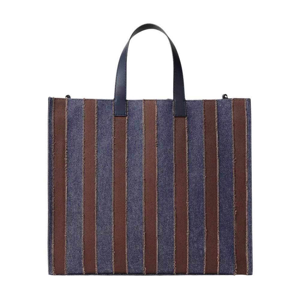 Fendi Shopper Pequin - Tasker - Herre - Flerfarvet - ONE SIZE - Bomuld