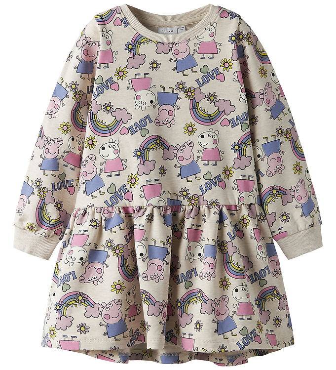 Name It Kjole - NmfDarma - Gurli Gris - Peyote Melange - Name It - 2 år (92) - Kjole