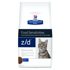 Hill's Prescription Diet Feline z/d. Kattefoder mod allergi (dyrlæge diætfoder) 3 kg