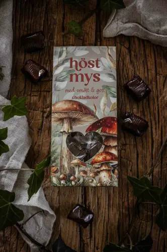 Godis - "Höstmys med smått & gott" - Chokladkolor - 80 g