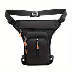 TEMU 's Outdoor Adjustable Sports Waist Bag Casual Trend Multi-functional Multi-pocket Cycling Bagknight Motorcycle Leg Bag Cycling Bag Motorcycle Crossbody Bag Men's Waist Bag Cycling Back