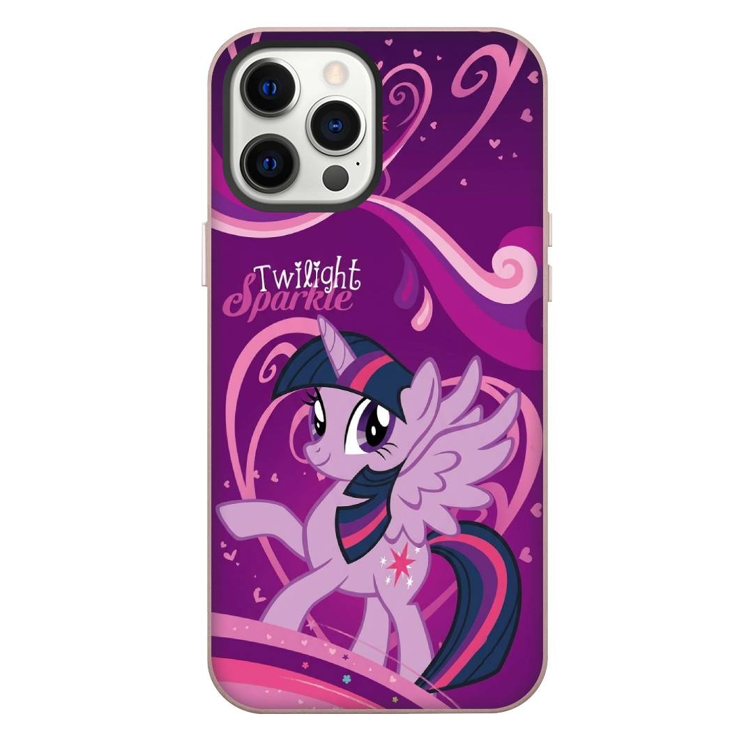My Little Pony Twilight Sparkle Phone Case For iPhone Samsung Galaxy Pixel OnePlus Vivo Xiaomi Asus Sony Motorola Nokia - Twilight Sparkle Smiling Portrait Poster.