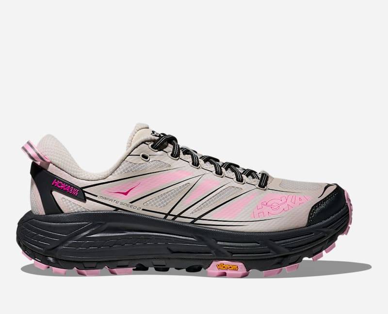 HOKA Mafate Speed 2 Schuhe in Grout/Carbon Black Größe 44 | Lifestyle