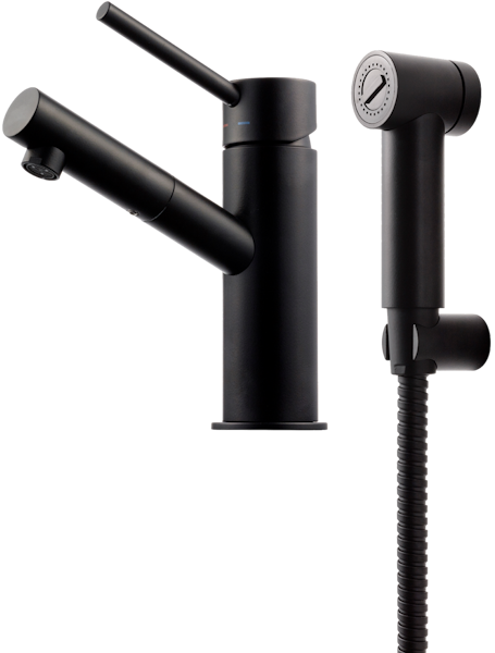 Tapwell BI069 Bidé Mattsvart Bidéblandare