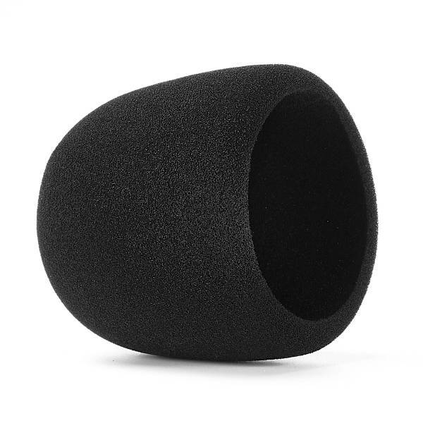 Skumvindskydd popfilter kompatibelt med Blue Yeti och Yeti Pro Microphone, svart, för podcasting, streaming och röstinspelning i hemstudion