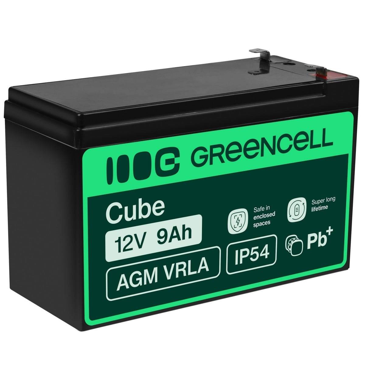 Green Cell AGM06 UPS battery Sealed Lead Acid (VRLA) 12 V 9 Ah