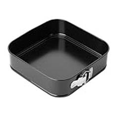 FLORINA Kuchenform 24 x 24 cm I Bakform MERINGO med Klammer I Non-Stick Belaggning I Bakform Fyrkantig av Kolstal I Ugnsform Fyrkantig Springform for Bakning av Kakor och Tartor