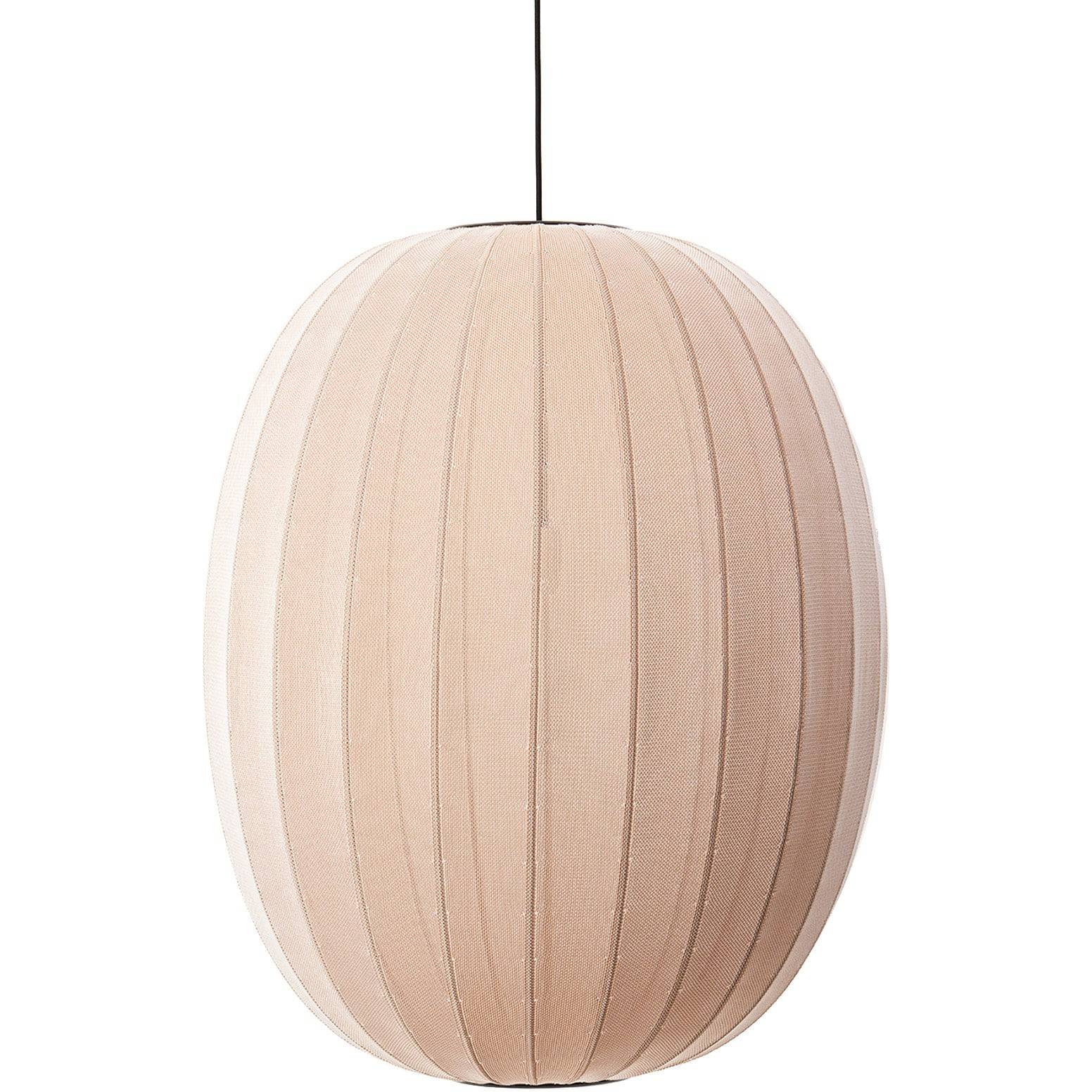 Made By Hand - Knit-wit Pendel Hög Oval 65 Cm - Sand Stone