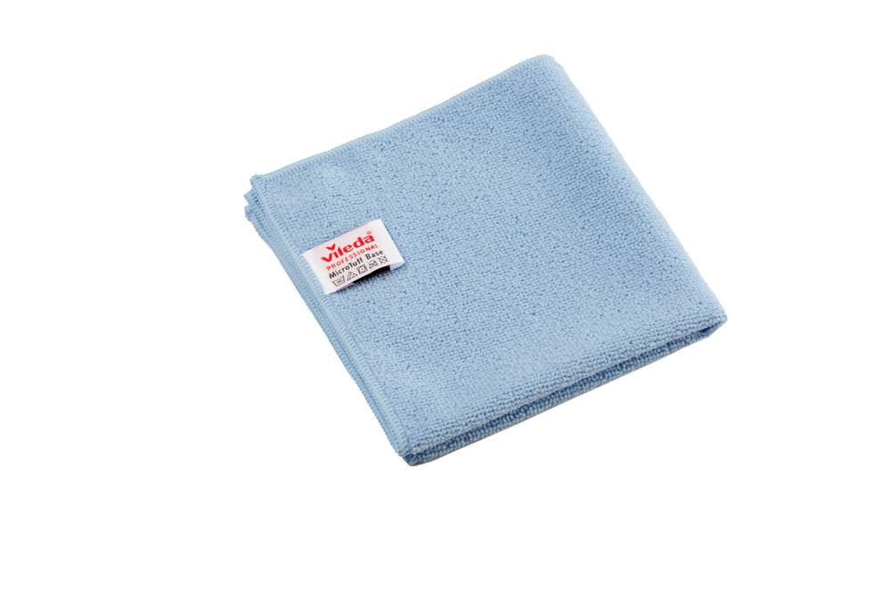 Städduk Vileda Professional Microtuff Base Blå 36x36cm 5st
