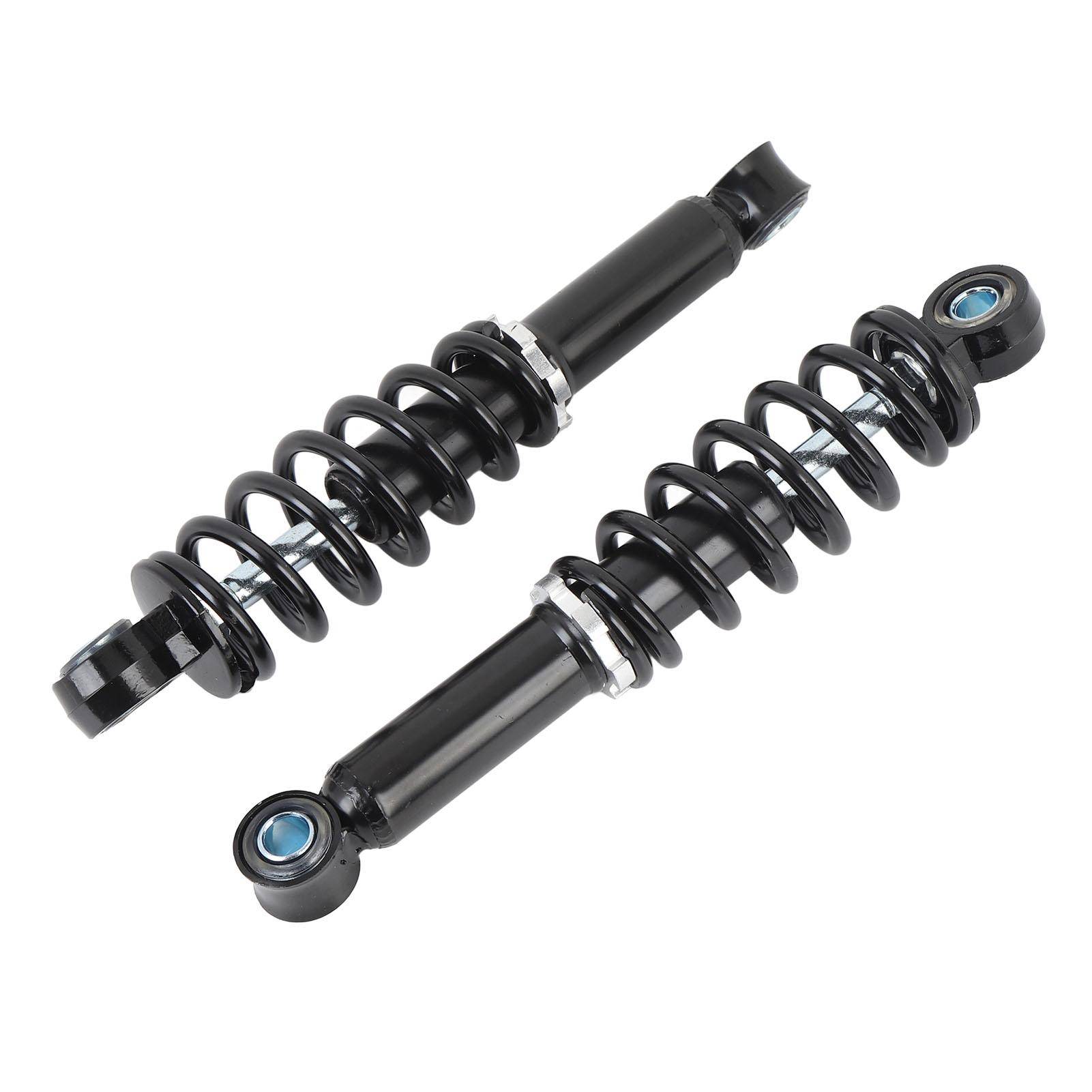 220mm Motorcykel Bakre Stötdämpare Fjädring Dämpare för Elcykling Mini ATV Skoter Dirt Bike 2st black