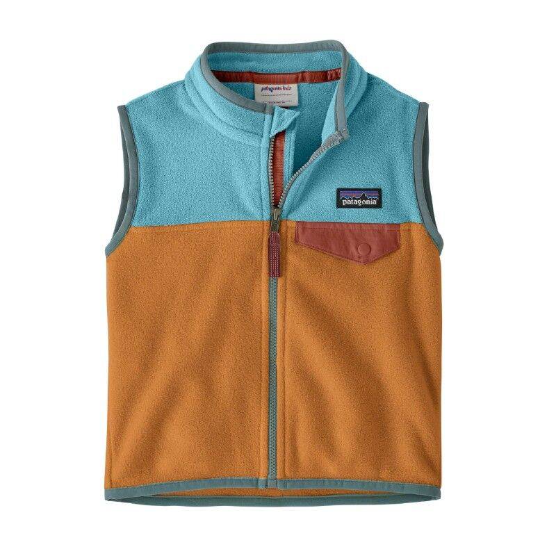 Patagonia Baby Micro D Snap-T Vest - Fleeceväst - Børn Cinnamon Brown 4 år