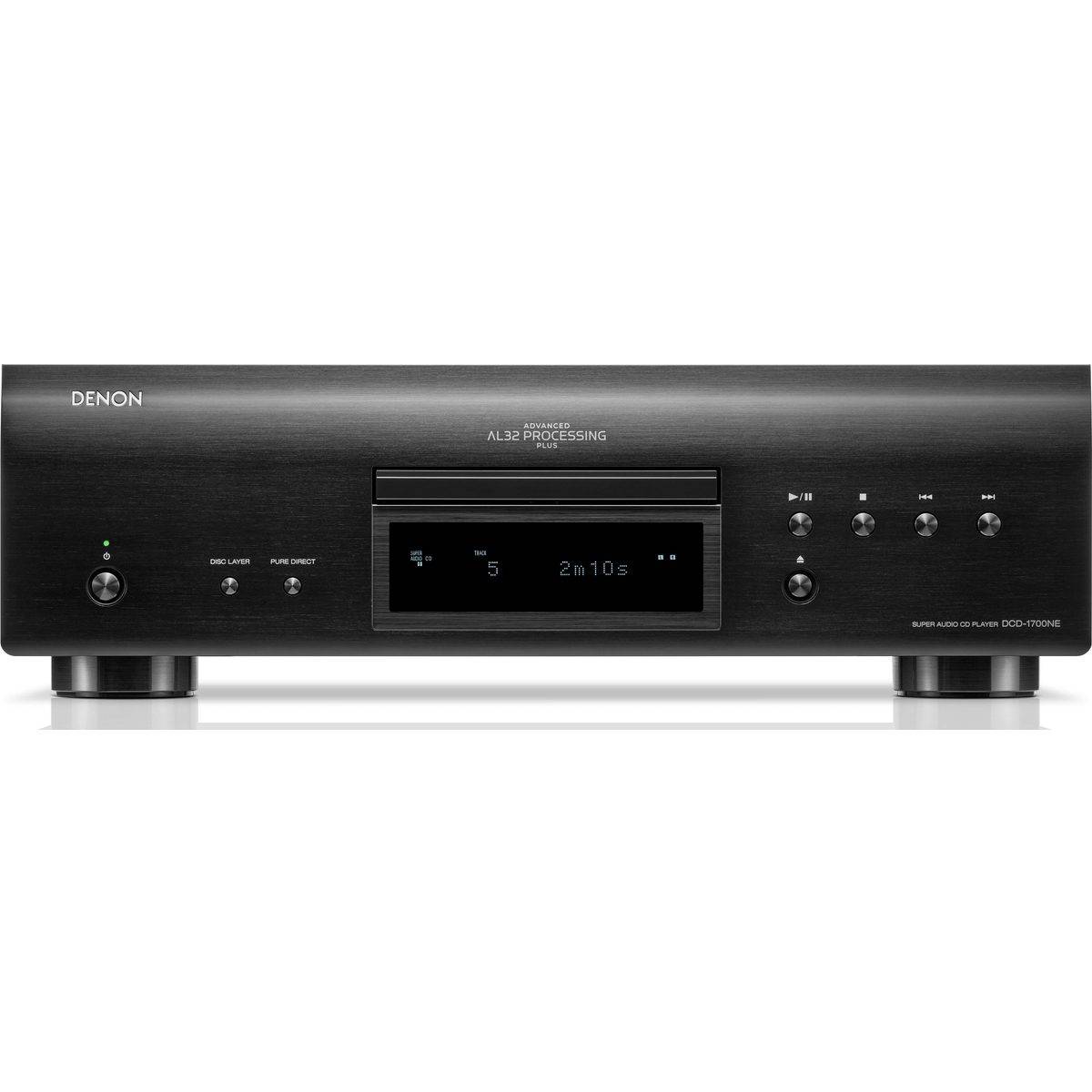 Denon DCD-1700NE svart - Högkvalitativ CD-spelare, SACD