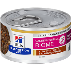 Hill's Prescription Diet Feline Gastrointestinal Biome Chicken & Vegetables Stew Can - Wet Cat Food 82 g x 24