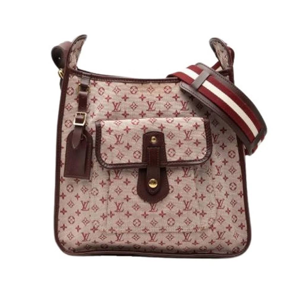 Louis Vuitton Vintage Pre-owned Mary Kate Skuldertaske - Vintage - Dame - Rød - ONE SIZE - Uld