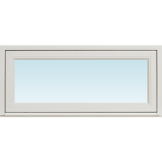 Svenska Fönster SF vridfönster  1080x480mm 1-luft, insida trä utsida aluminium, 3-glas  (11x5)