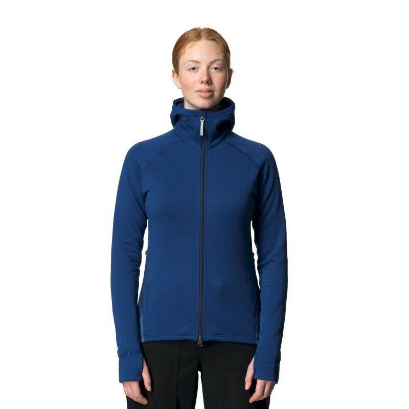 Houdini Sportswear Power Houdi - Fleecetröjor - Dam Midnight Blue M