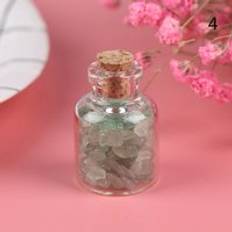 Mini glasflaskor små flaskor kork miniatyr klara glasburkar fleranvändande korkpropp önskeglas - 4