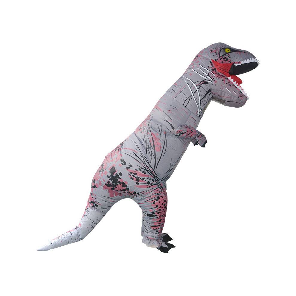 Halloween Cosplay Kostume, Dinosaur Blow Up Suit Oppusteligt T-Rex Kostume til Temafester Dino Kostume til Voksne og Børn, Nem at Oppuste og Insta