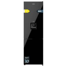 Cecotec Kühl-Gefrierkombination Bolero CoolMarket Combi 250 WD Grey Glass D. Inverter Plus Kompressor Kühl-Gefrierkombination Graues Glas 180x55cm, 250L, No Frost, Wasserspender, Energieklasse D
