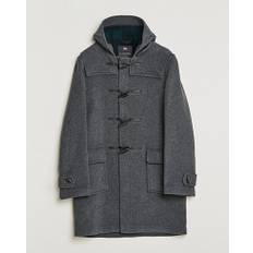 Gloverall Morris Duffle Coat Grey/Blackwatch