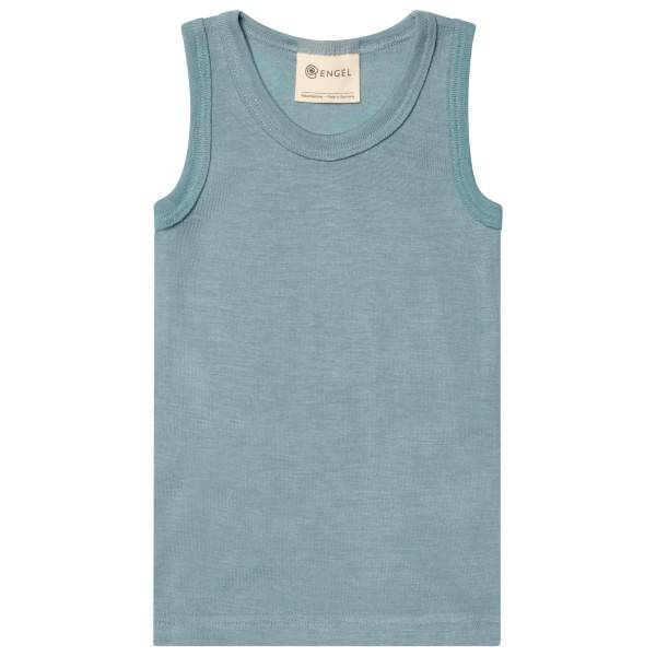 Engel Kids' Tank Top Underkläder merinoull Barn Storlek 128 Färg turkos