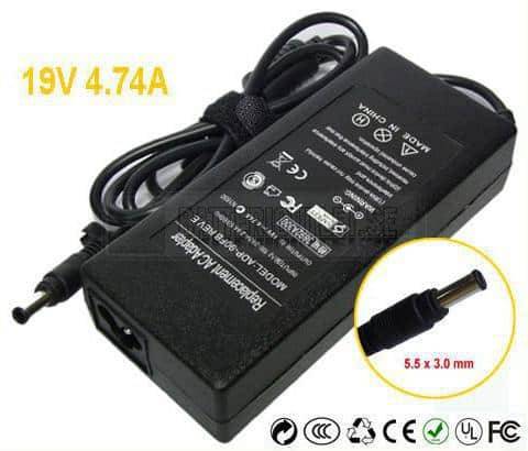 SAMSUNG 19V 4.74A (5.5x3.0mm) Laddare