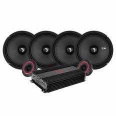 4-pak Bass Habit SP165M, SP25A & RA800W SPL-pakke, medium