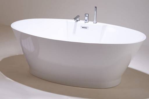 MaXXwell Vilnius badekar, 170x60 cm, hvid
