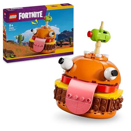 LEGO Fortnite Durrr Burger Set, Video Game Character Building Toy for 9 Plus Year Old Boys & Girls, Collectible Figure, Creative Birthday Gift for Kids, Teens and Gamers 77070