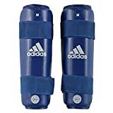 adidas unisex – vuxna Wako Pu Shin Guard skenbensskydd blå XS