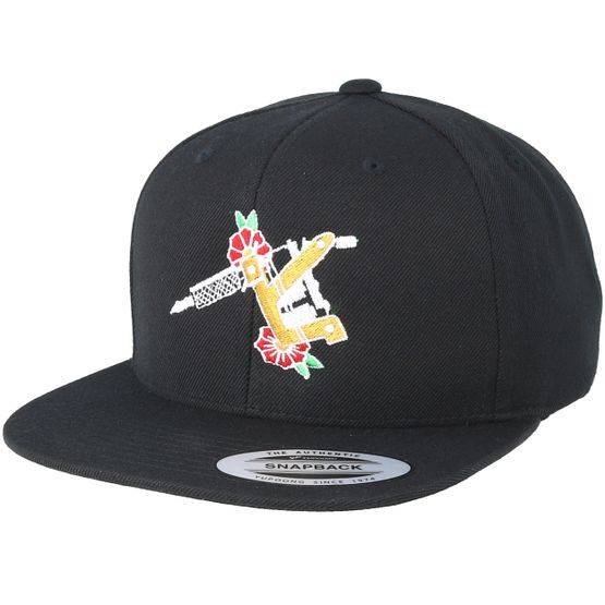 Tattoo Collective - Svart snapback Keps - Dream Machine Black Snapback @ Hatstore