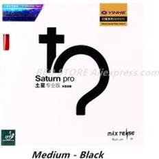 Yinhe galaxy saturn pro unsticky backhand attack loop bordtennis gummi med svamp ping pong teins de mesa - medium svart