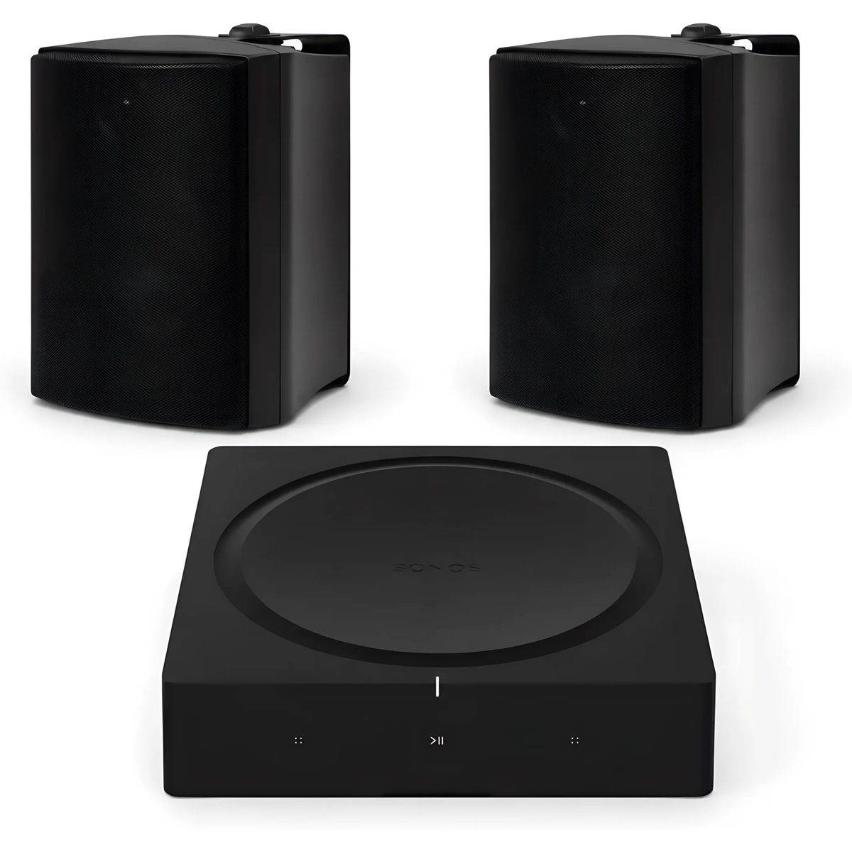 Sonos + Cabasse ZEF 13 TR sort (sæt med 2) + Forstærker.