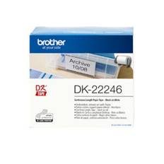 Brother DK-22246 etiketbånd Sort på hvid