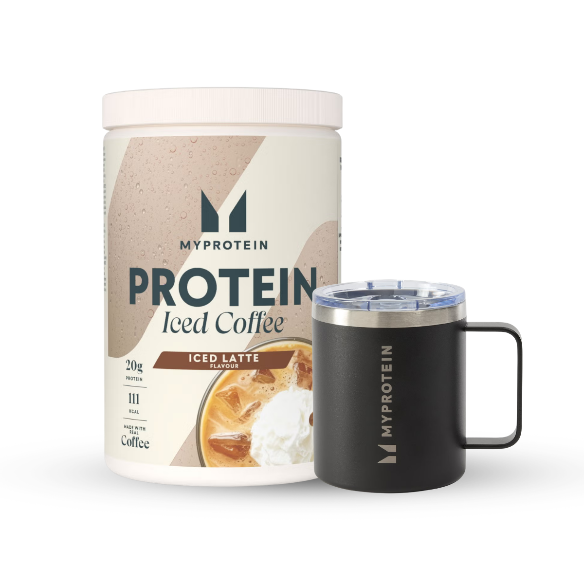 Protein Iskaffe Bundle - 20servings - Black Coffee Cup - Iced Latte