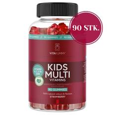 VitaYummy Kids Multi (Strawberry) - 90 stk. (Bemærk dato) Kosttilskud 90 stk
