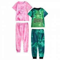 Wicked Girls Elphaba and Glinda Short-Sleeved Long Pajama Set (Pack of 2) 5-6 Years