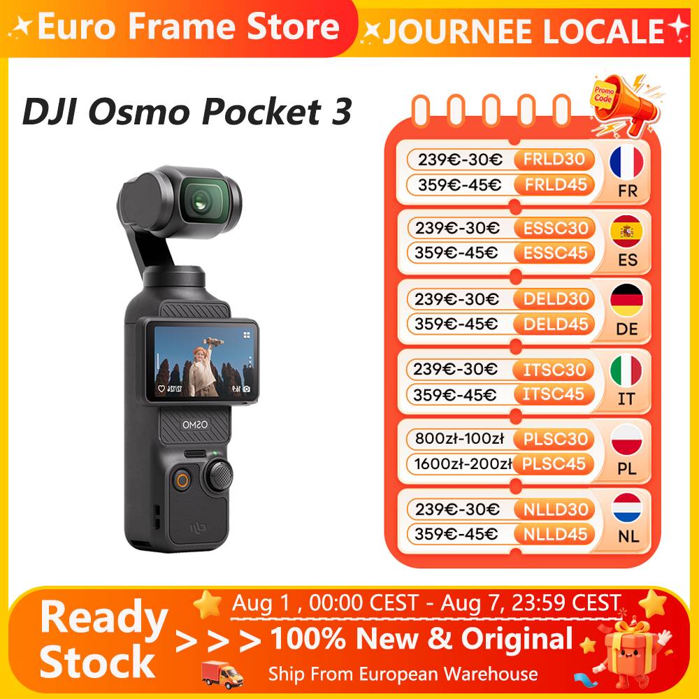 DJI Osmo Pocket 3, powerful 1-inch sensor, 4K/120fps, 2-inch rotating touch screen, original Osmo Pocket 3