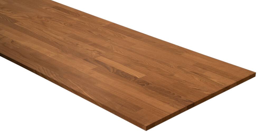 Wallmann træhylde massiv thermoask 2400x600x18 mm