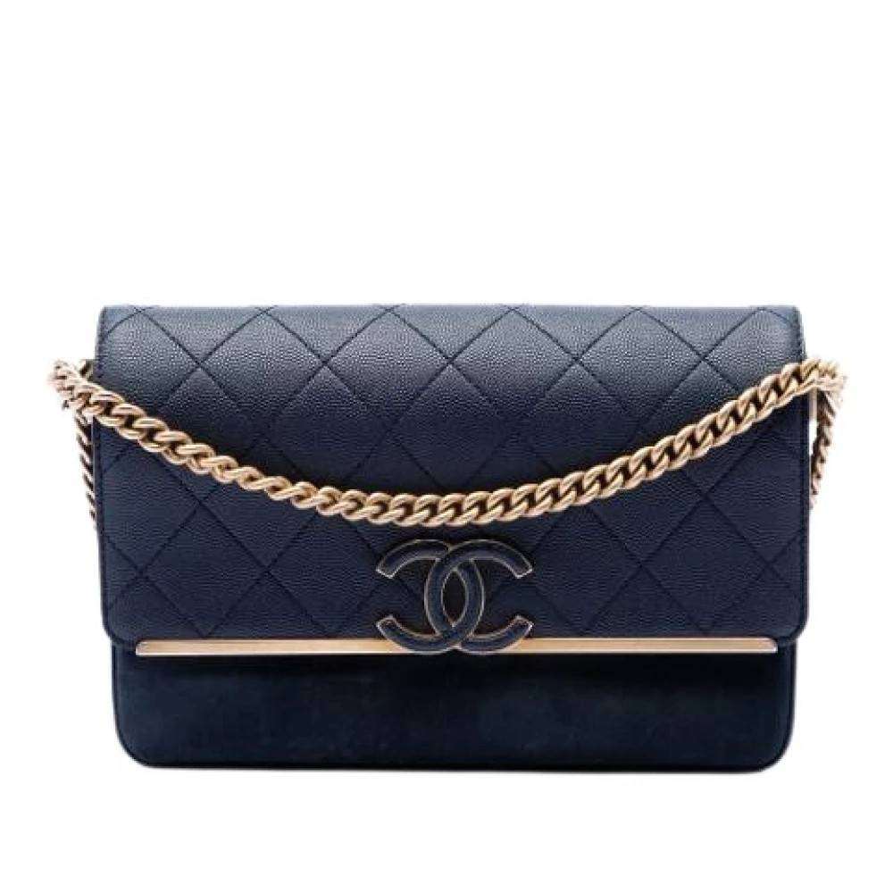 Chanel Vintage Pre-owned Lady Coco Skuldertaske - Vintage - Dame - Blå - ONE SIZE - Uld