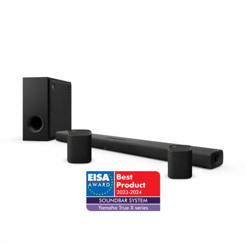 Yamaha True X Bar 50A Dolby Atmos Soundbar Hemmabiosystem, grafitgrå