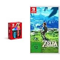 Nintendo Switch HW (OLED) w. NB/NR Joy-Con EUR & Nintendo The Legend of Zelda: Breath of the Wild [Nintendo Switch]