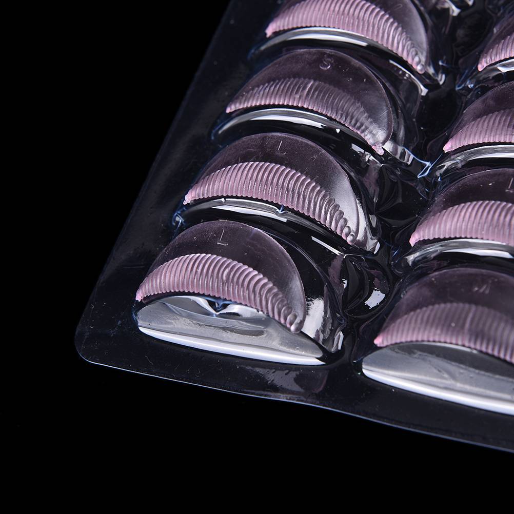 【5Pairs Silicone Gasket Eyelash Curler Curling Perming Kit Apply Eyelash Curling】