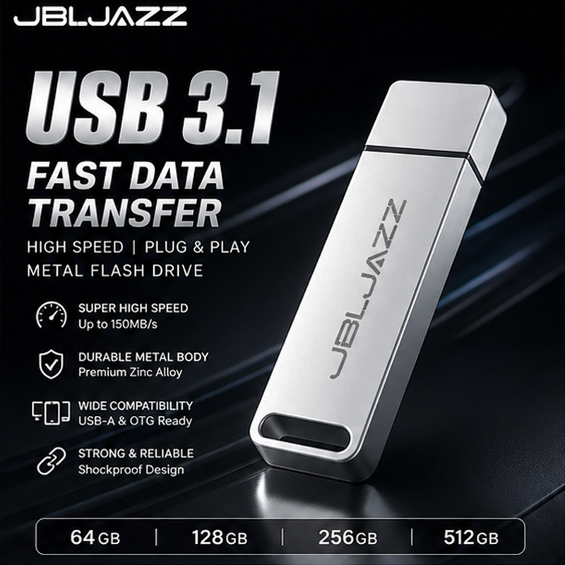 USB Flash Drive 512GB Pen Drive 128GB Metal Mini USB 3.1 Flash Disk 256GB 64GB Memory Pendrive External Storage Stick For PC