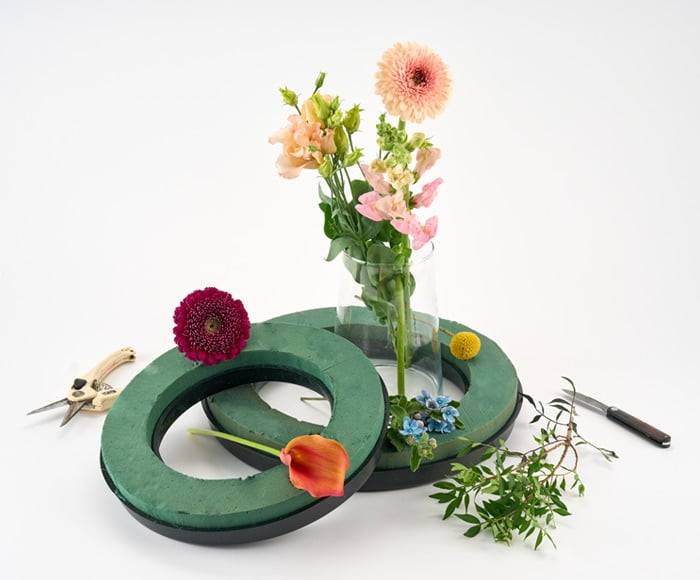 Floristens trylleri, begravelseskrans.