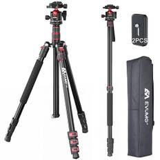 EVUMO Kamerastativ 203 cm, Metall Overhead Stativ Med 36 mm Kulhuvud, Bekvämt Till Monopod, Rese Video Telefonstativ Med 2 Snabbkopplingsplattor, Max Belastning 8 kg